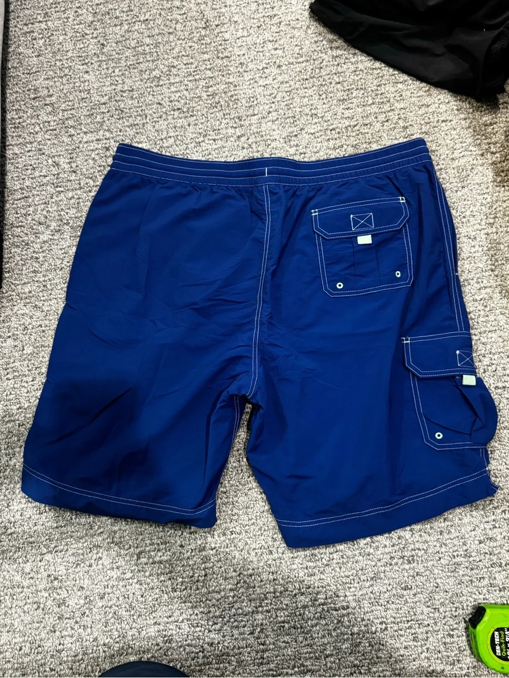Men’s 6pc Swim Bundle L/XL/38 Caribbean Roundtree Malibu Sun Shirts
